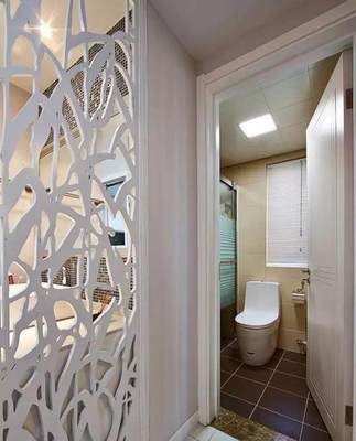 36款衛(wèi)生間隔斷設(shè)計,臺盆最好隔到外面